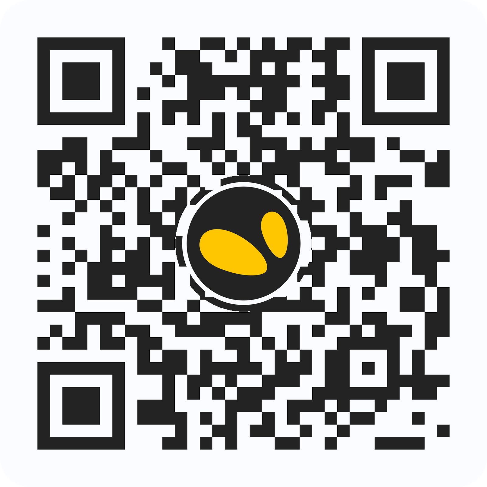 QR code pour télécharger l'application BeeHive